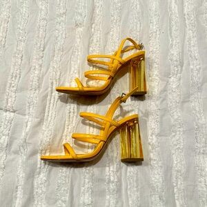 Zara Ankle Strap Block Heels